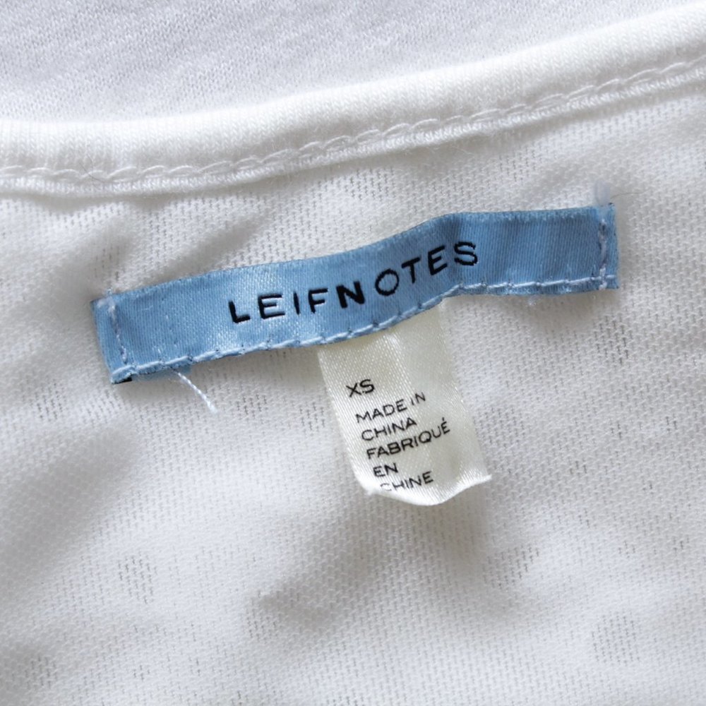 Anthro Leifnotes Asymmetrical White Tank Top - Picture 11 of 12
